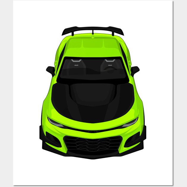 camaro zl1 1le lime Wall Art by VENZ0LIC